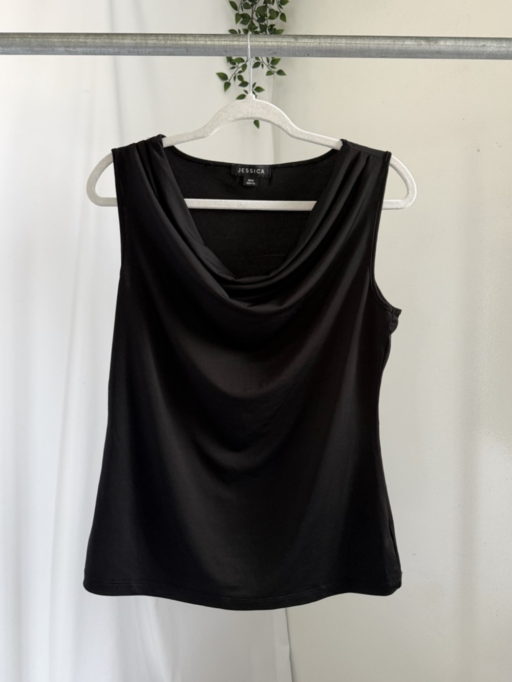 Vintage cowl neck tank
